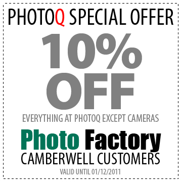 Photo Factory Camberwell Customer Voucher Photo Factory Camberwell Customer Voucher