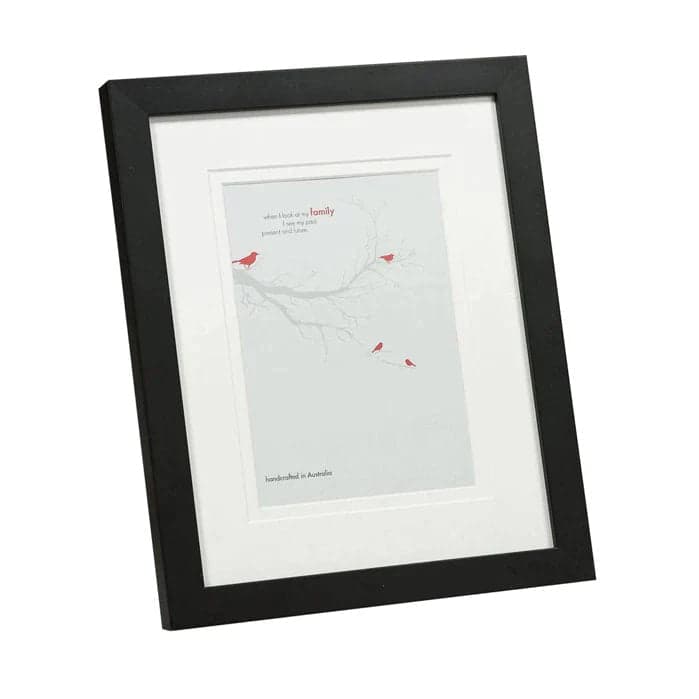 16x20" black timber frame with matboard to suit 11x14" photo