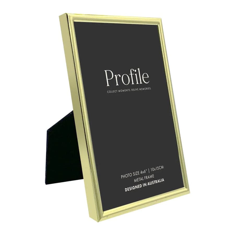 Habitat Gold 6x4 inch Metal Photo Frame