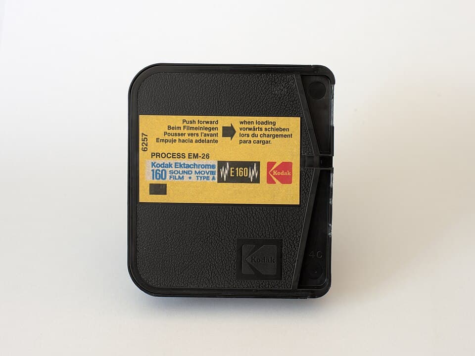 Kodak Super 8 sound film cartridge